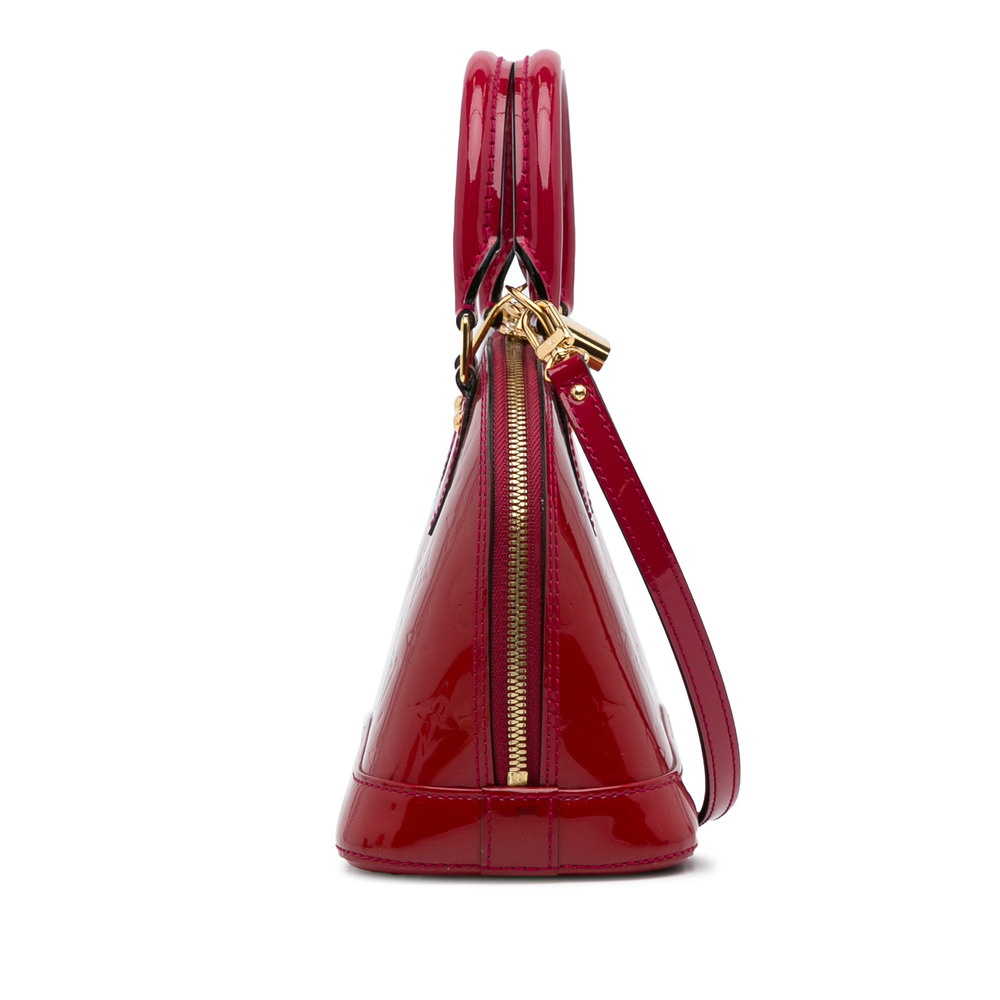 Pre-Loved Louis Vuitton Monogram Vernis Alma BB - Picture 4 of 12